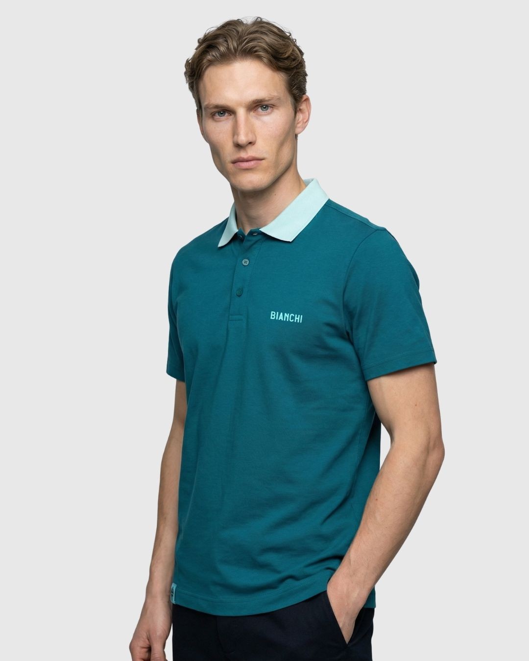 Bianchi Contrast Polo